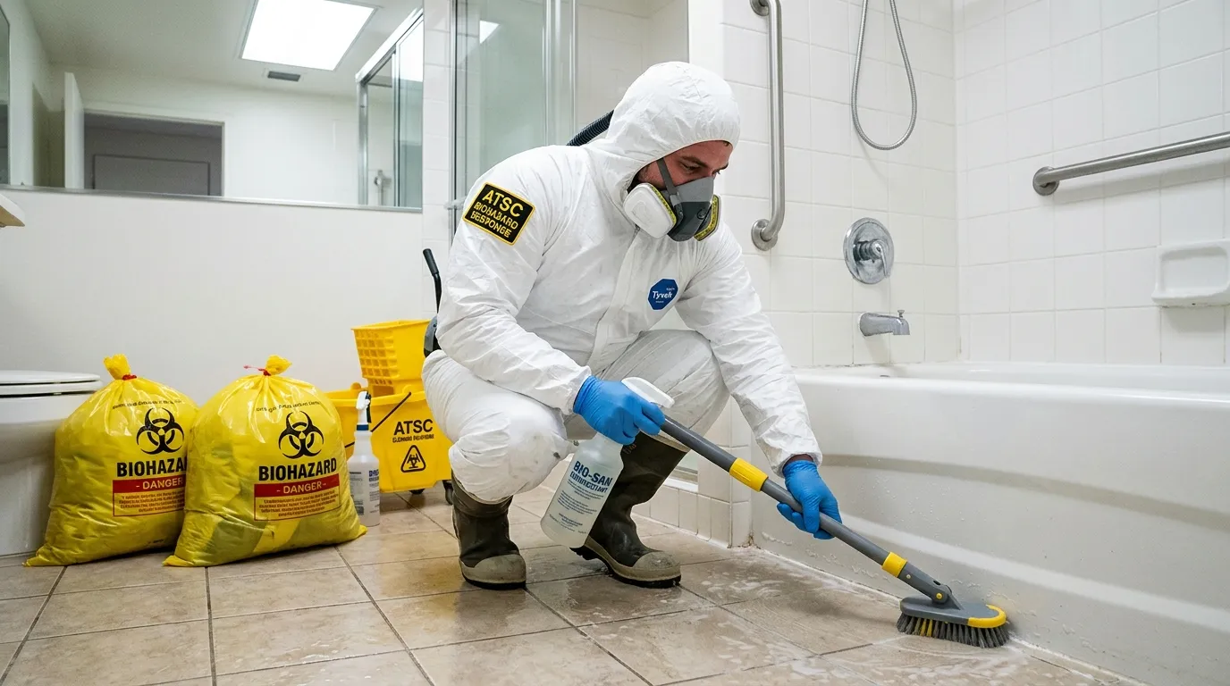 Decontamination equipment deployed for Blood Cleanup in Fruitville